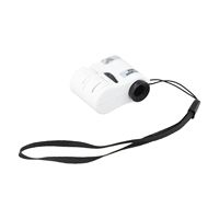 1pc 60x Handheld Magnifier Mini Pocket Microscope Magnifier With LED Light Flashlight UV Counterfeit Detection Tools