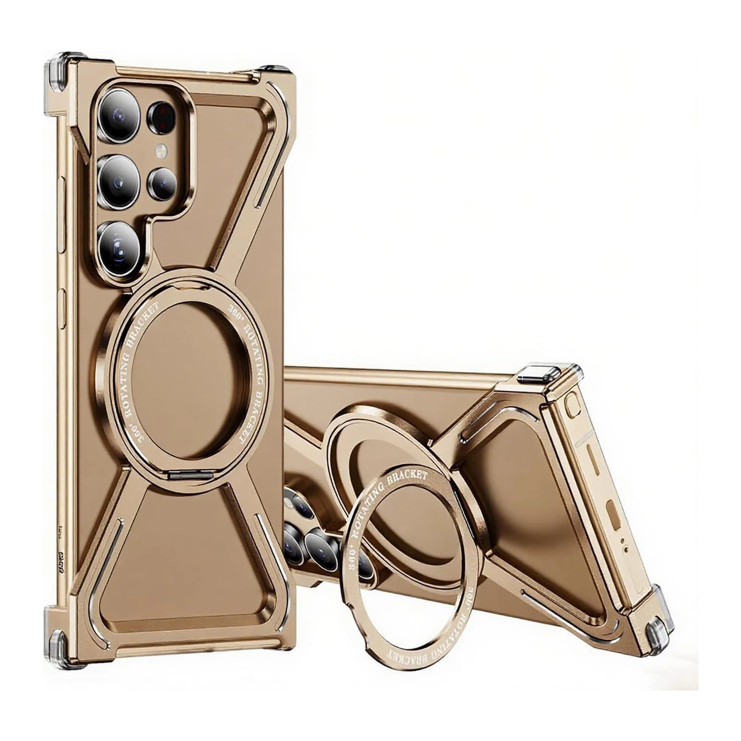 

for Samsung Galaxy S26 Ultra Case Titanium Military Shockproof 360 Rotatable Kickstand Ring Quick Charge