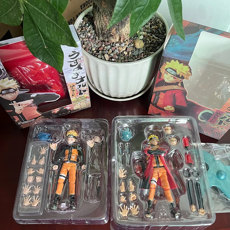 Anime Uzumaki Naruto Figure SHF Mode Fée Dessin Animé NARUTO Shippuden 14 cm Figurine Modèle Joint Mobile Jouets Cadeaux D'anniversaire