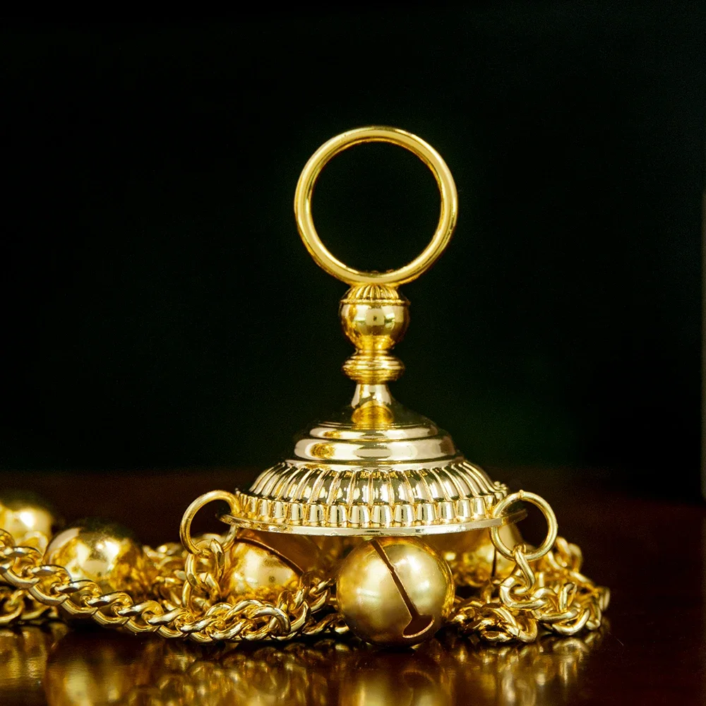 HTISOK Ostorthodoxes Weihrauchfass - Großes Hängeketten-Weihrauchfass für religiöse Rituale & Kirchendekoration Orthodoxes Kirchen-Weihrauchfass – Detail 2