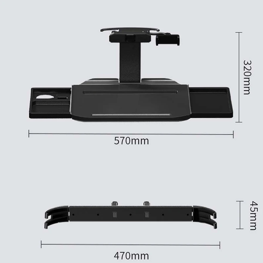 Model 3 Model y rear Seat back Flodeing Table Tray For  Tesla Accessories