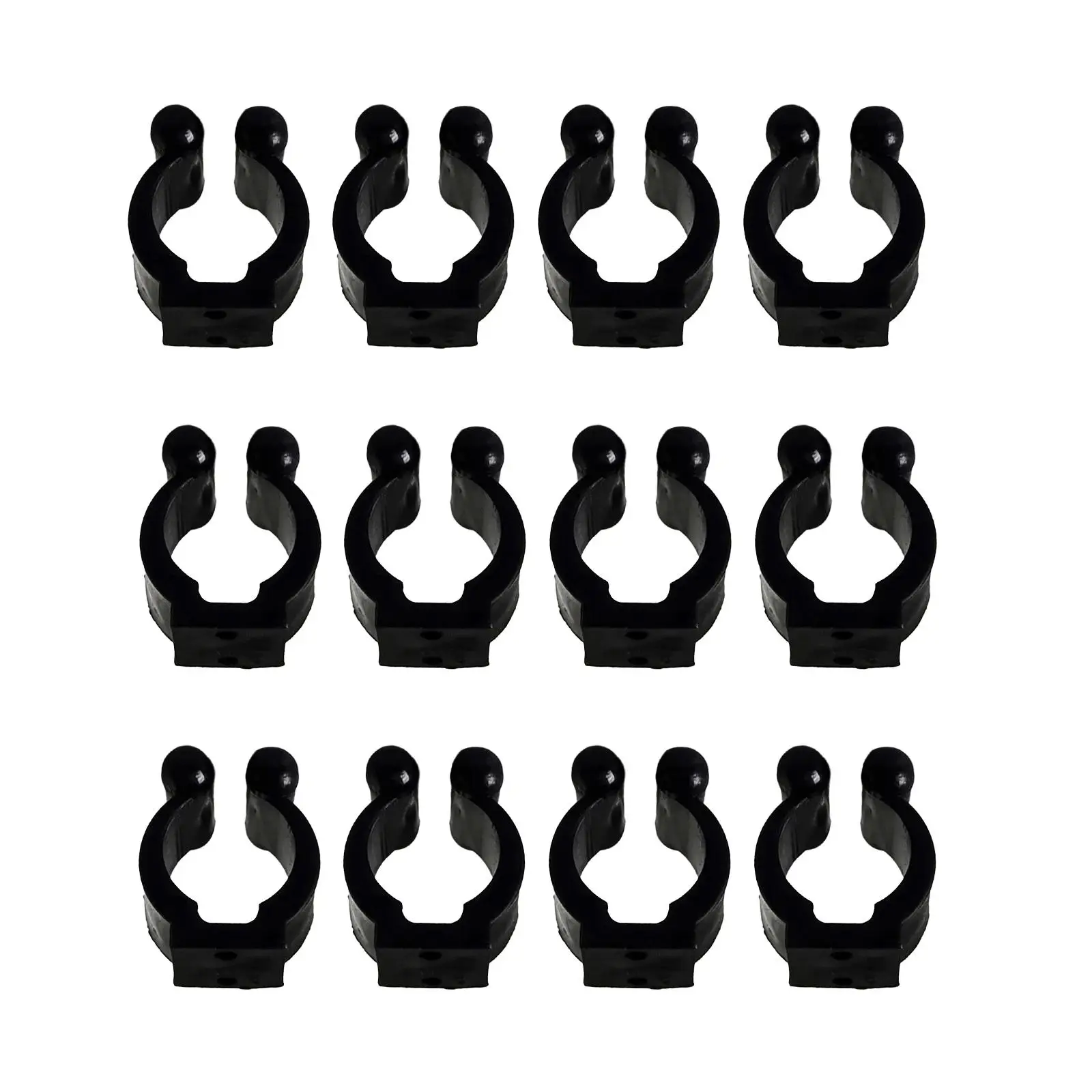 12Pcs Billiard Cue Clips Holders Fishing Rod Storage Clips Parts Fathers Day Gifts for Dad Cue Locating Clips for Men Women