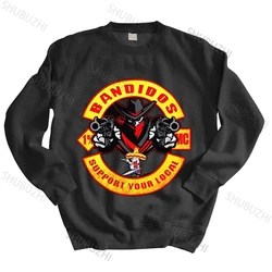 thin sweatshirt men hoody New Bandidos Support Your Local Men's hoodies autumn spring hoodies