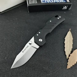 CD -35DPLC Folding Knife 440c Blade Nylon Fiber Handle Pocket Knife Outdoor Hunting Survival Camping Hiking Cutting Tool