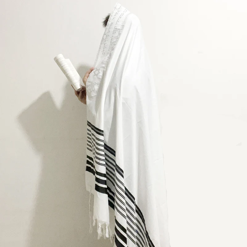 tallit Jewish prayer morning prayer shawl Jesus prayer black scarf