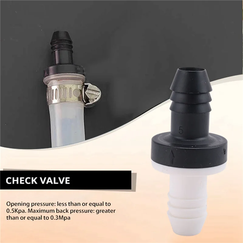 Y42A-4 قطعة صمام الاختيار 3/8 بوصة 10 مللي متر ABS المكونات في صمام الاختيار زيت الوقود المياه الغاز الهواء في اتجاه واحد صمام الاختيار للسوائل