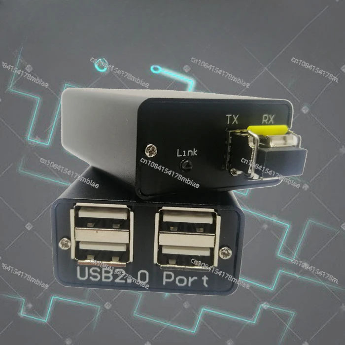 USB2.0 Optical Transceiver USB To Optical Fiber Transceiver 2.0 Optical Fiber Extender Transmission Transceiver Extension 20km