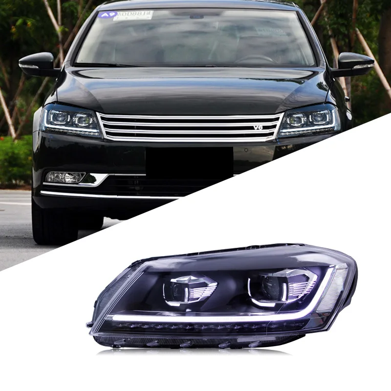 Suitable For Volkswagen Magotan 2012-2016 B7 Modified LED Driving Lights And Streamer Turn Signals