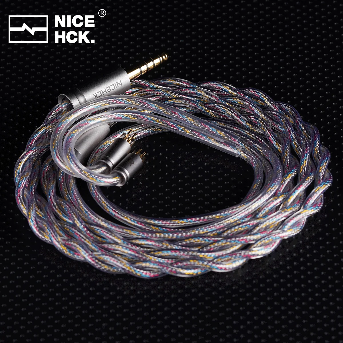NICEHCK ColorXYZ Furukawa Copper Silver Alloy+Zinc Copper Alloy Earbud Audio Cable 0.78mm 2Pin/QDC for Astral Meteor Lost Manor