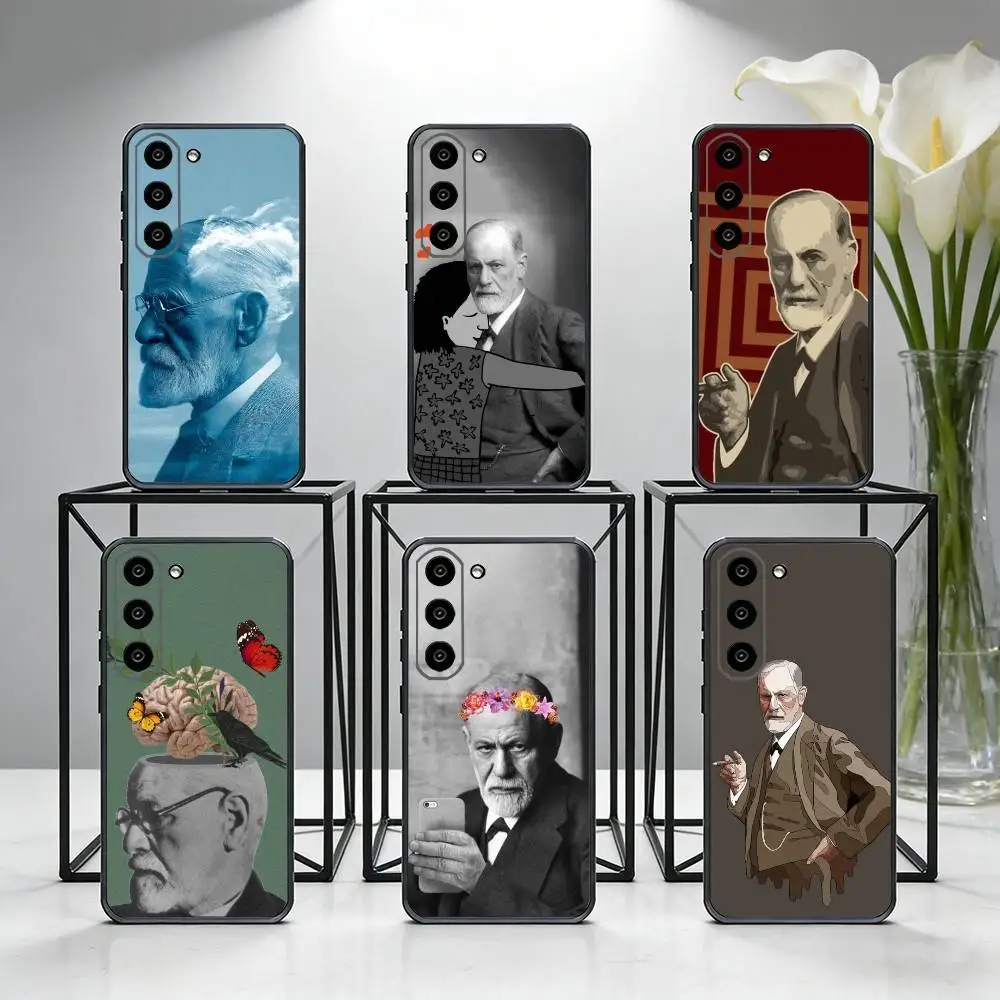 Psychiatrist Sigmund Freud   Phone Case For Samsung Galaxy A73,A72,A71,A70,A53,A52,A51,Others Soft Black Cover