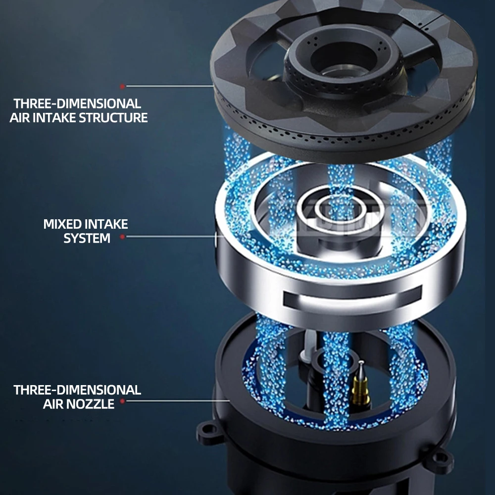 

Встроенная газовая варочная панель Fierce Cooktop Бытовая встраиваемая двойная плита для приготовления пищи Estufa De Gas