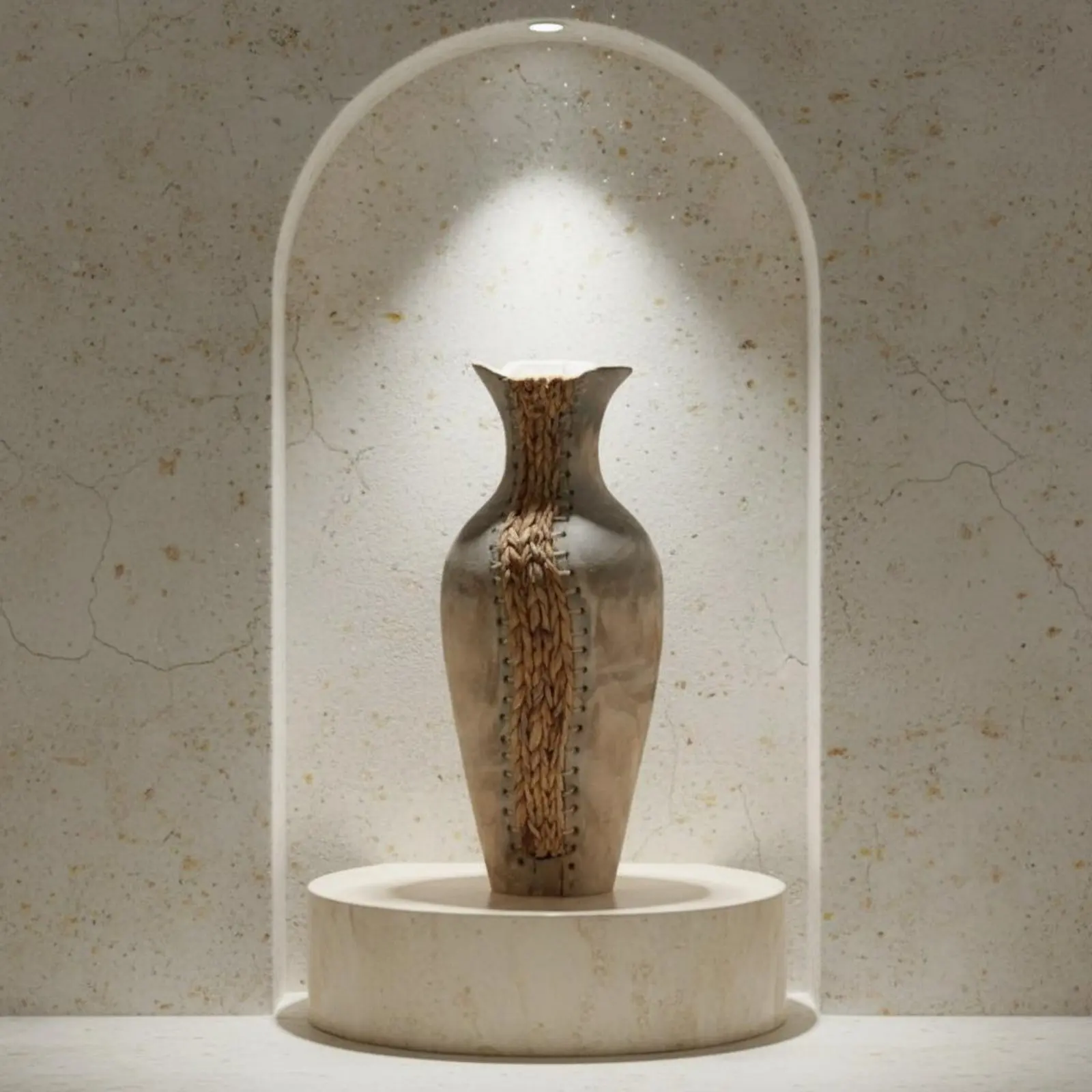 

Wabi Sabi Vase Vintage Design Rustic Flower Vase Home Decor Interior Accent Neutral Tones