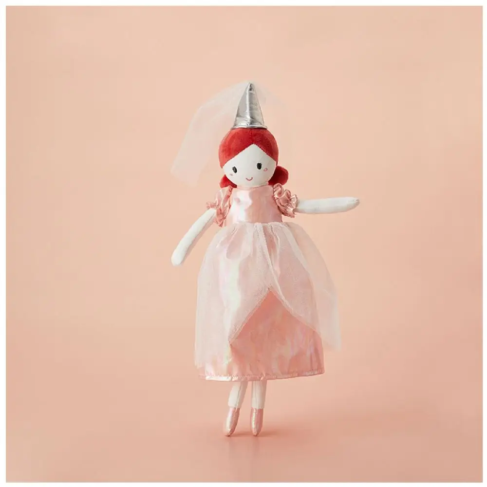 Christmas Gifts Nortic Style Girl Soft Home Decor 35/38CM Princess Stuffed Crown Ballet Shoes Pink Dress Girls Boys