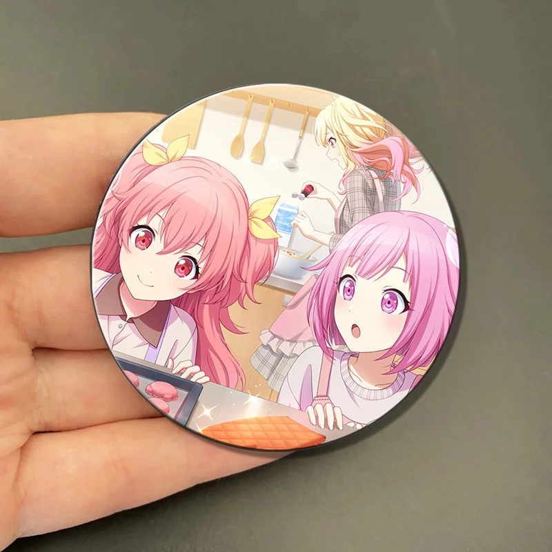 58mm New Anime Project SEKAI Button Pin Cute Anime Character Cartoon Brooch Badge for Backpack Accessories Decor Fans Collect