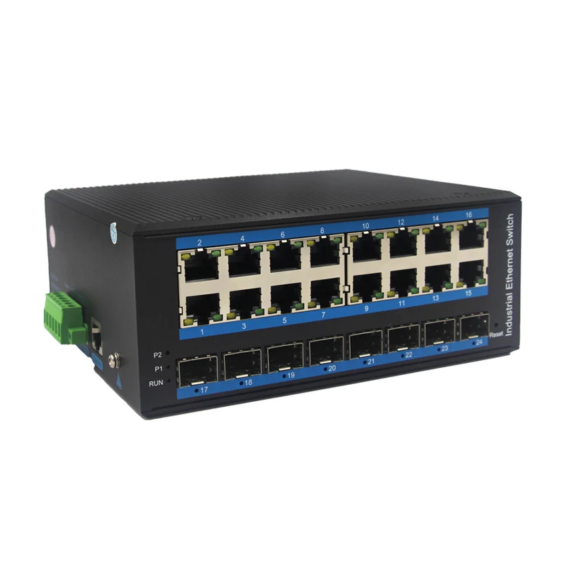 JT-COM L2 gestito POE di grado industriale con porte uplink SFP da 4*1000M e porte RJ45 da 16*10/100/1000M