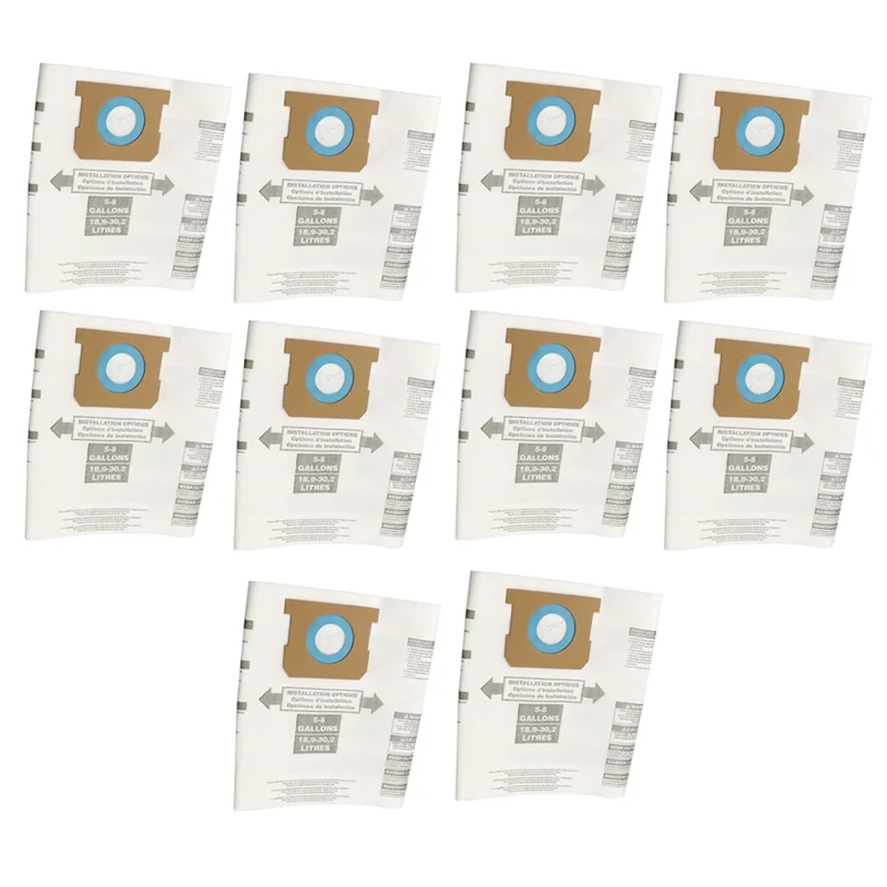 

WORTHOWN-Suitable For Shopvac 5-8Gallon Series Vacuum Cleaner Dust Bags, Dust Bags, Vacuum Cleaner Accessories