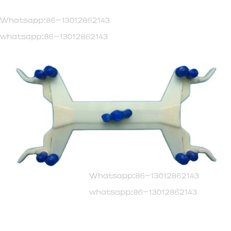 Clip réglable en plastique Double pour laboratoire, livraison rapide, Style papillon, pince Burette, sortie d'usine