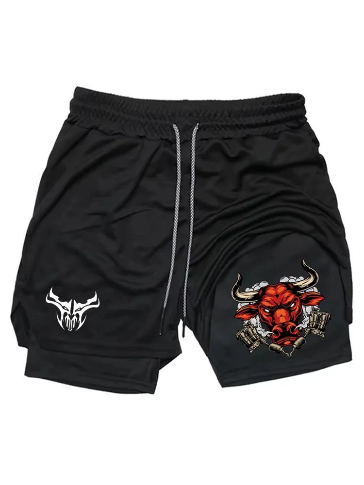 

Men's Papa Quote 2-in-1 Athletic Shorts, Quick-Dry Breathable, Drawstring Waist, Ideal for Gym, Running & Casual Weartk0402