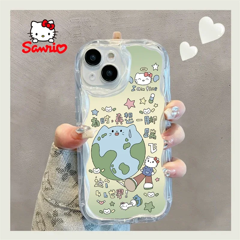 Hellokitty Phone Case Iphone15 Pro Max Woman Iphone Case Sanrio Fashion for Iphone Mobile Phone Shell Hello Kitty Gift