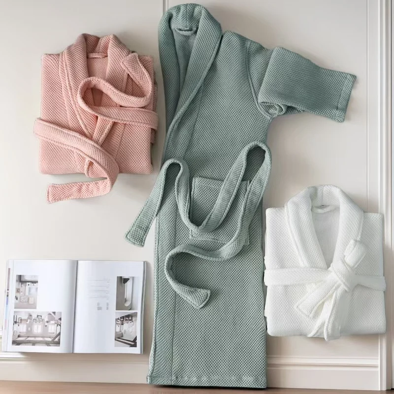 

Women's Super Long Warm Flannel Bathrobe, Bathing Robes for Women, Cotton Cloth, Plus Size, Autumn, Winter