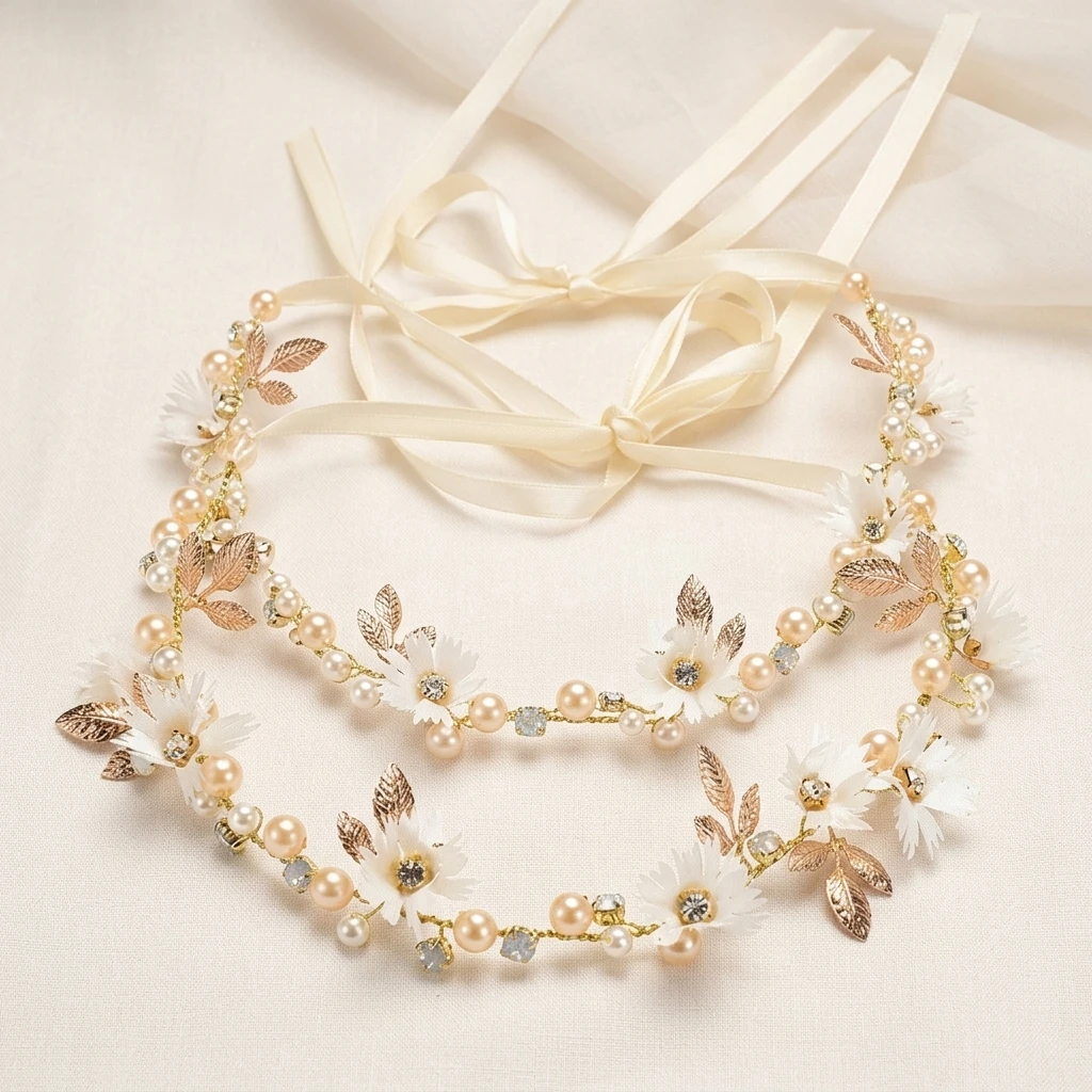 3pcs Daisy Twist Headbands Sparkling Crystal Hair Accessories for Women Girls Elegant Rhinestone Hairband Gift Set Durable