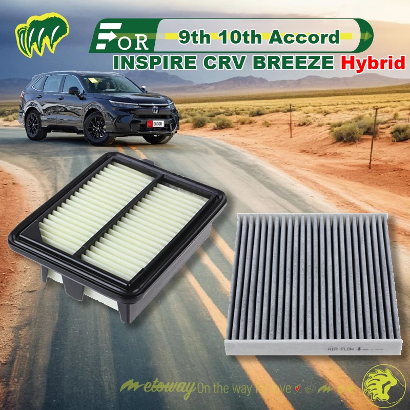 For 9th 10th Accord INSPIRE CR-V BREEZE Hybrid Car Air Conditioner Filter Car Cabin Air Filter Replace Filter Replace Accessory