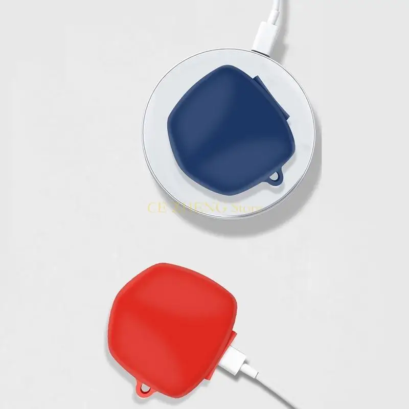 E56B Anti-Fall Silicone Earphone Protective for Case for QCY G1 Wireless Headphone