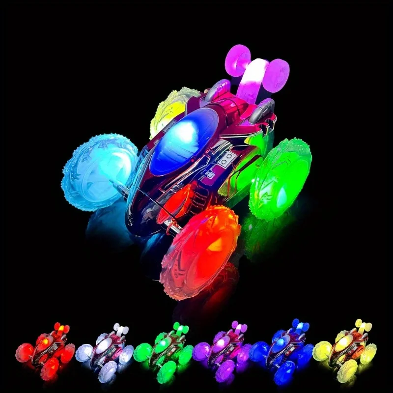 2,4G 4WD Fernbedienung Flipster Chameleon Stunt Auto mit LED-Leuchten