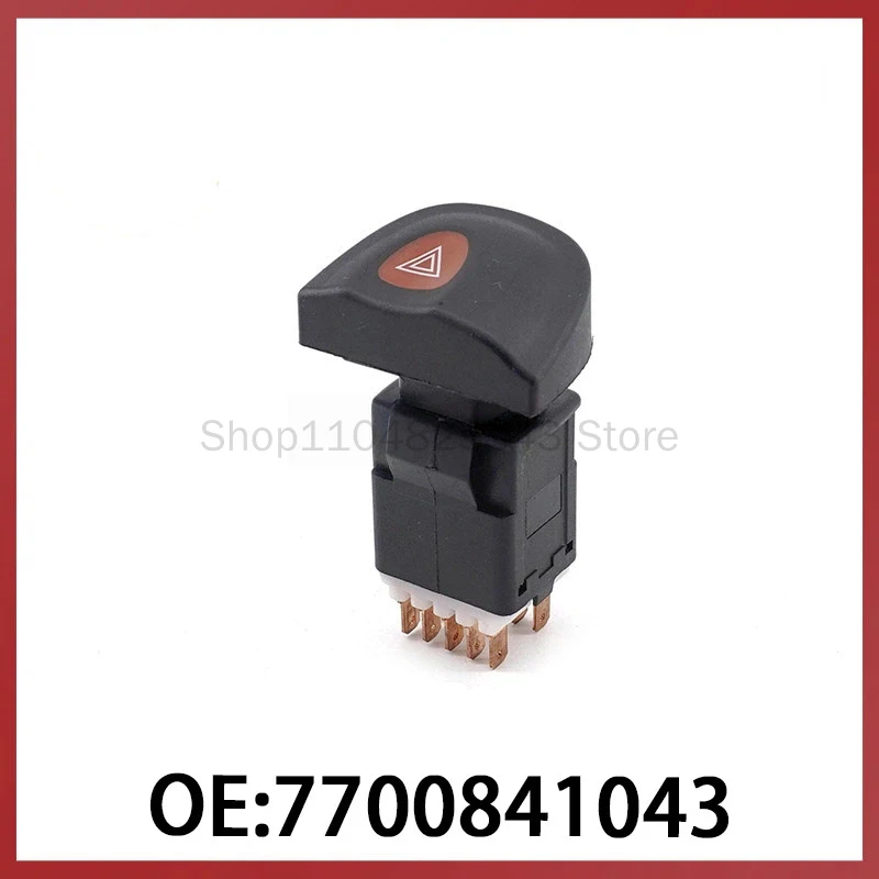 

Suitable for Renault car hazard warning lights double flashing emergency switch alarm light button switch 7700841043