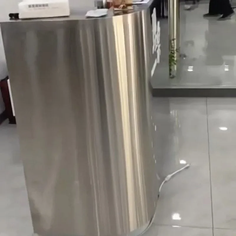 Checkout page Counter Clothing Shop Bar Table Shop Small Catering Stainless Steel Commercial Barber Shop Reception Desk