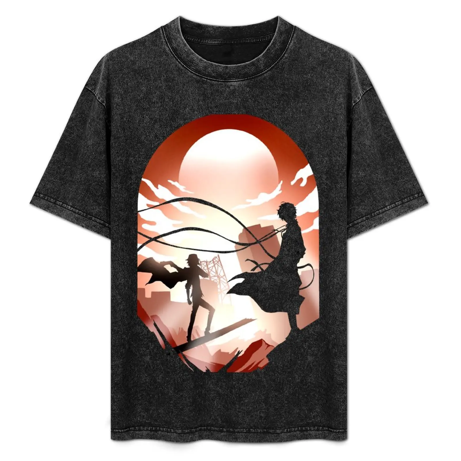 

Bungou Sunset Landscape T-Shirt Big Size Daily Wear T-Shirt