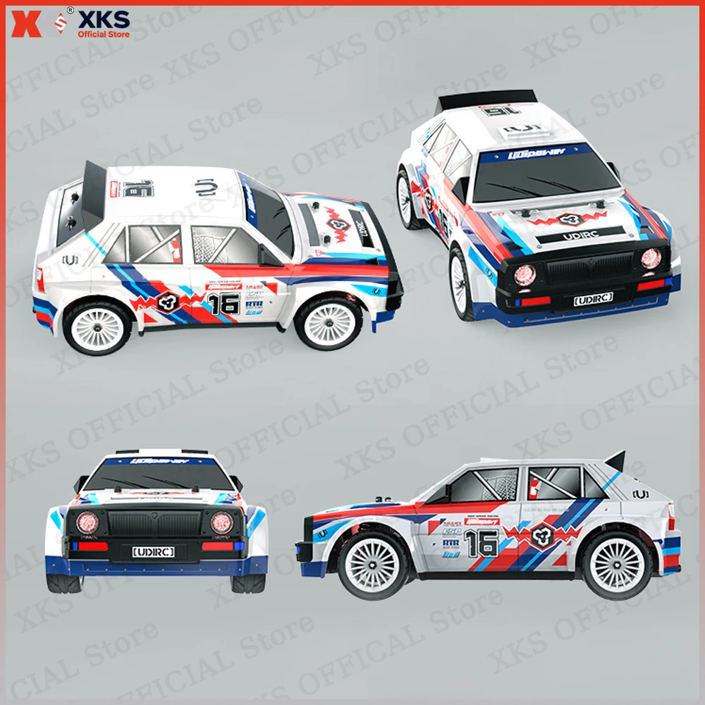 XKS UDIRC UD 1603/1603Pro 1/16 4WD borstelloze motor RC auto 60 km/u hoge snelheid Drift Racing 2.4G LED-verlichting RC speelgoed cadeau voor kinderen