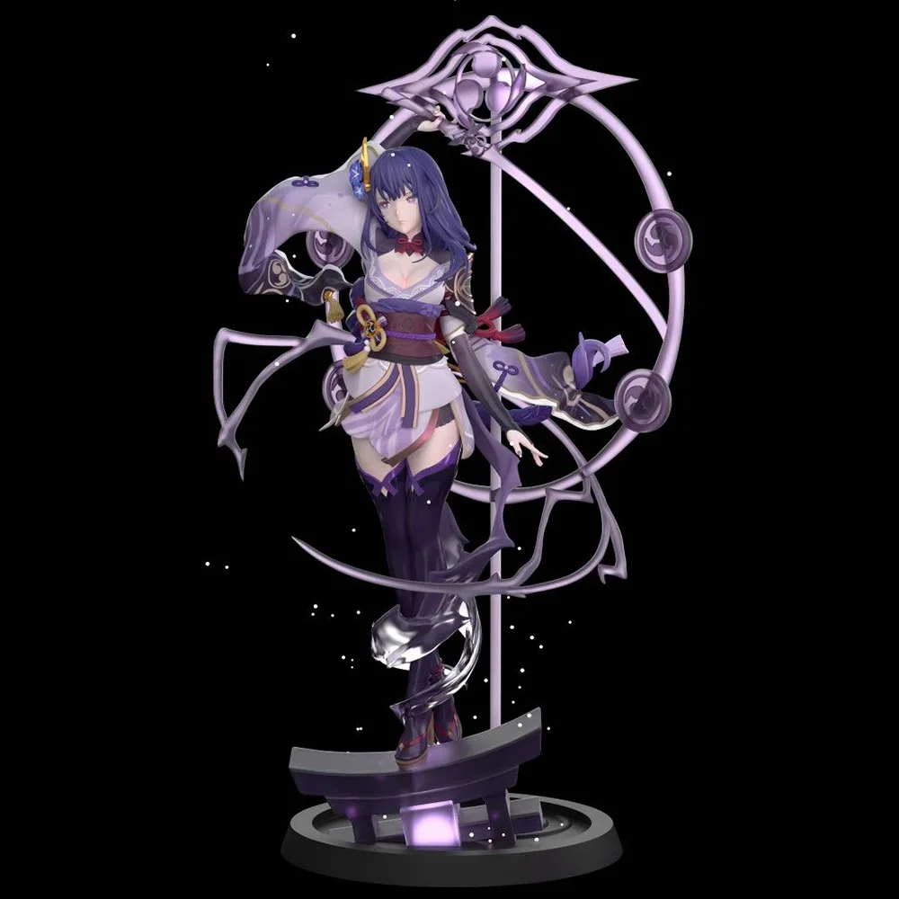 

Фигурки Genshin Impact, фигурки героев аниме Beelzebul, Raiden Shogun, фигурки 35 см, Коллекционная модель, украшение, настольные игрушки, подарок