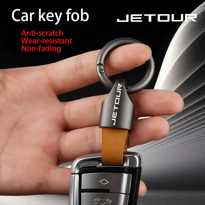 

Car key ring metal ring key chain pendant forChery Jetour X70 X90 X95 Plus 2020 2021 2022 Remote Holder Keychain Accessorie