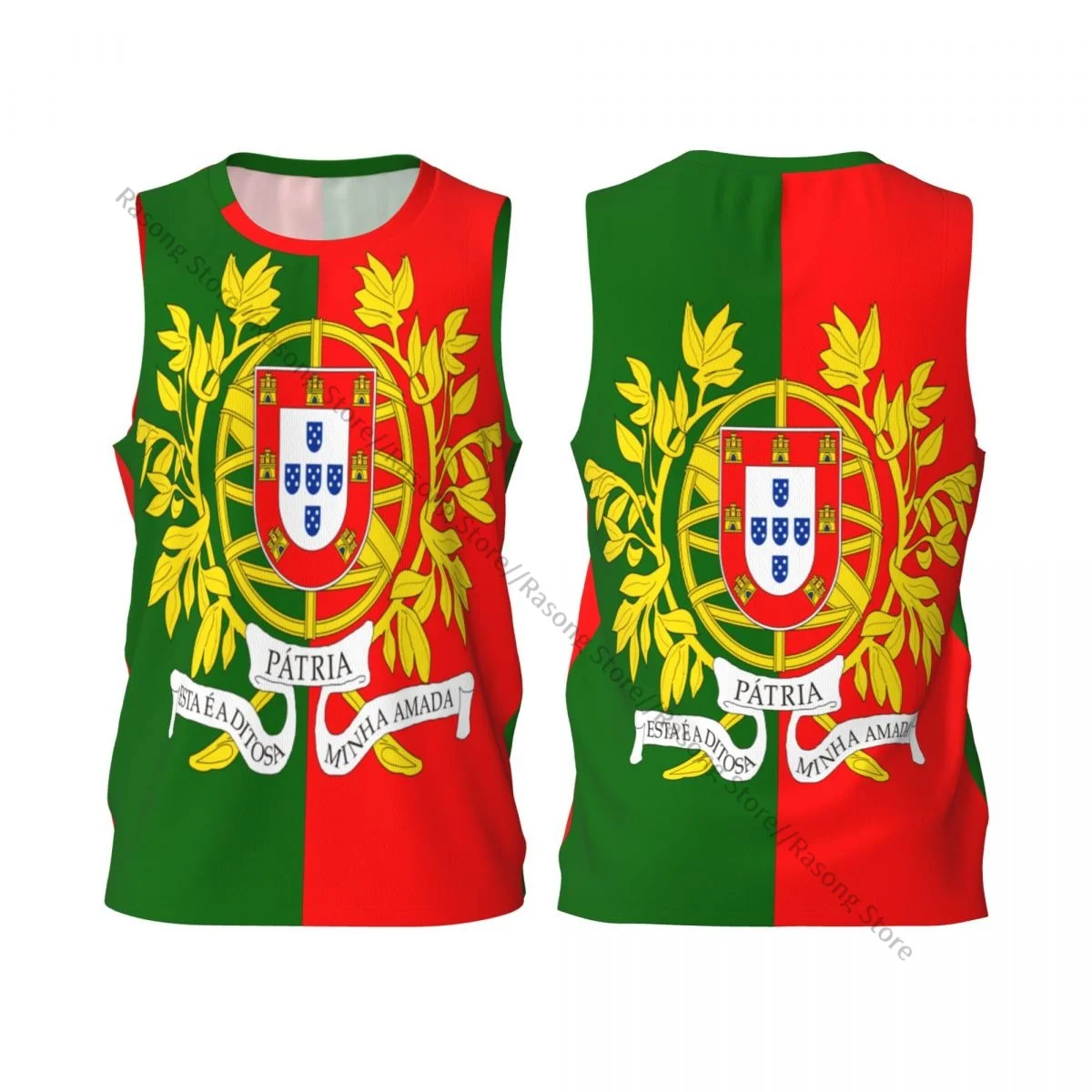 Basketball Jersey Military Flag Of Portugal Cosplay Sport Shirt Stitched Men's Jersey