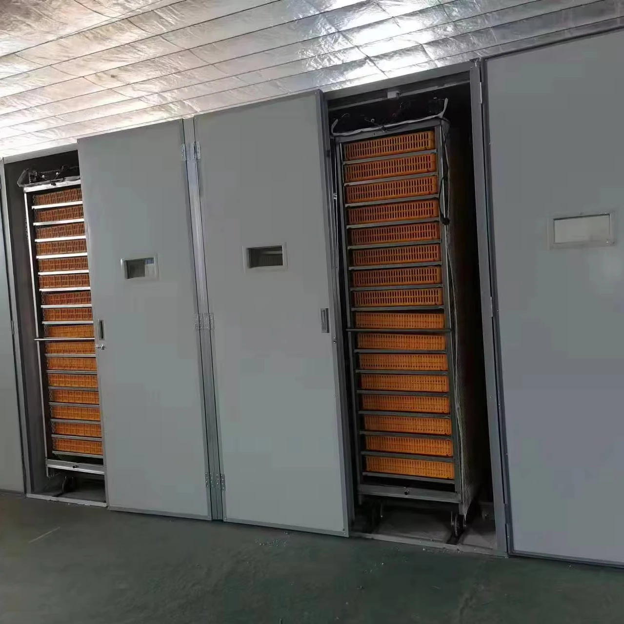 Fully Automatic Intelligent Multi-Purpose Egg Incubators 1000-1056 Eggs Capacity New Condition for Hatcheries