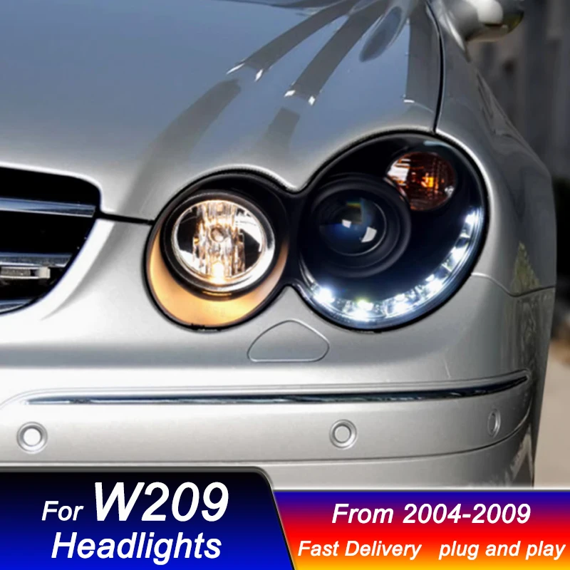 Car Headlights For Mercedes Benz CLK W209 2004-2009 CLK200 CLK230 CLK280 CL320 CLK350 New Design headlamp LED Headlight Assembly