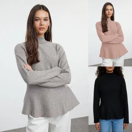 

Новинка 2025, женская модная юбка, пальто, верхняя одежда, универсальный осенне-зимний свитер, длинная светящаяся трансграничная поэзия 2)