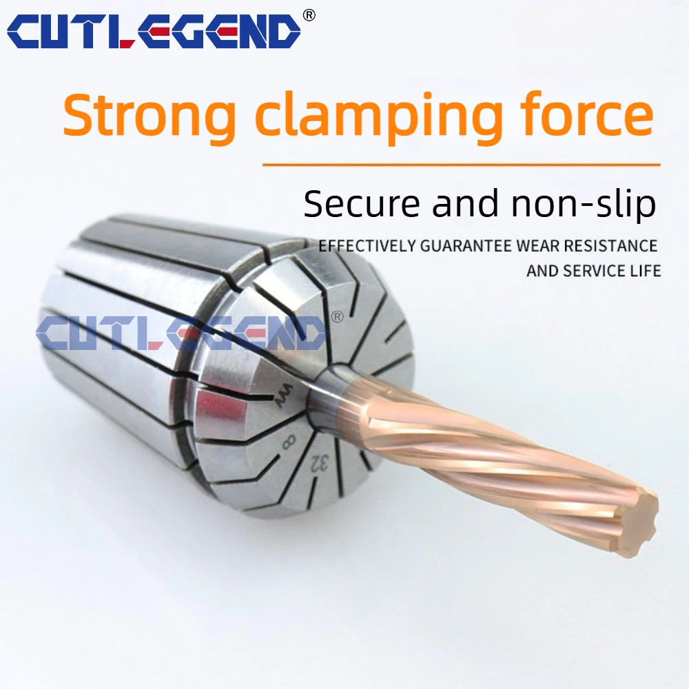 CUTLEGEND AAA 0.005 ER ER11 ER16 ER20 ER25 ER32 2mm 3mm 4mm 5mm 6mm 7mm 8mm 9mm 10mm Spring Collet Chuck CNC Set Clamping Tool