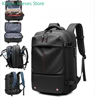 Vacuum Compression Backpack with Vacuum Pump Expandable Travel Backpack for Men Women Airline Approved Business Bag 60L