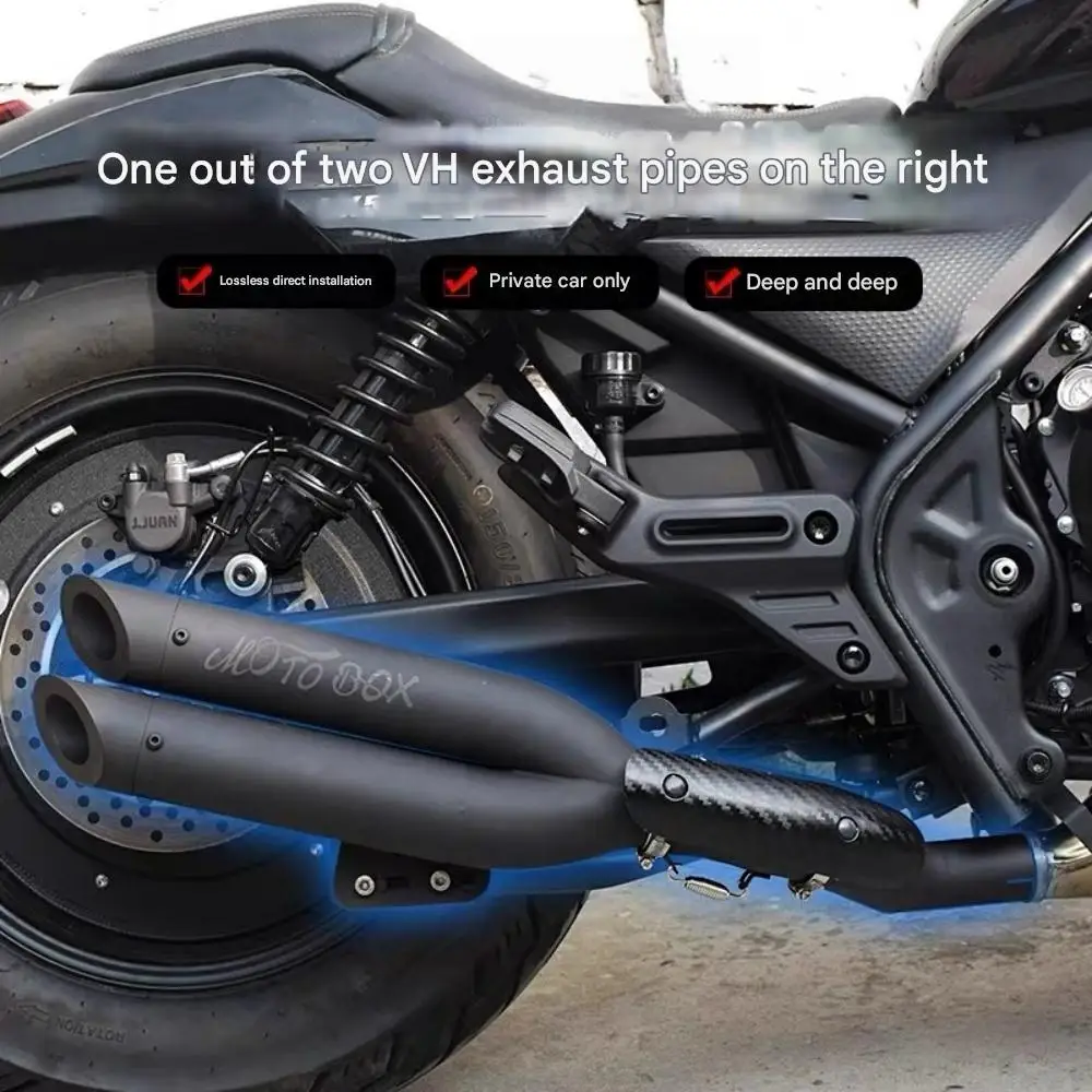 تستخدم لتعديل VOGE CU525 لأنبوب عادم مائل ثنائي الاتجاه VH قسم ذيل أنبوب العادم/عادم القسم الأوسط #5