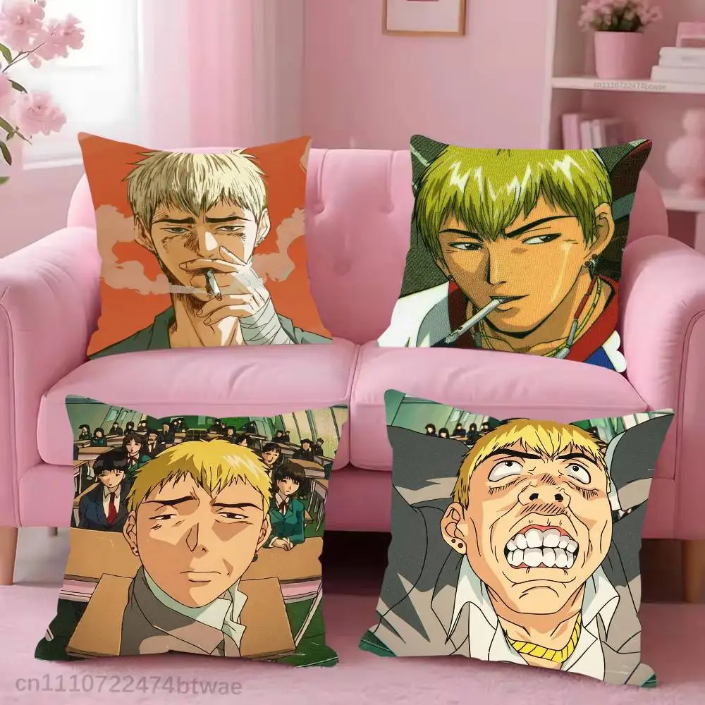 Anime G-Great Teacher Onizuka Pillowcases Cute Funny Pillow Case For Wedding Party Home Decor Comfy Pillow Cove