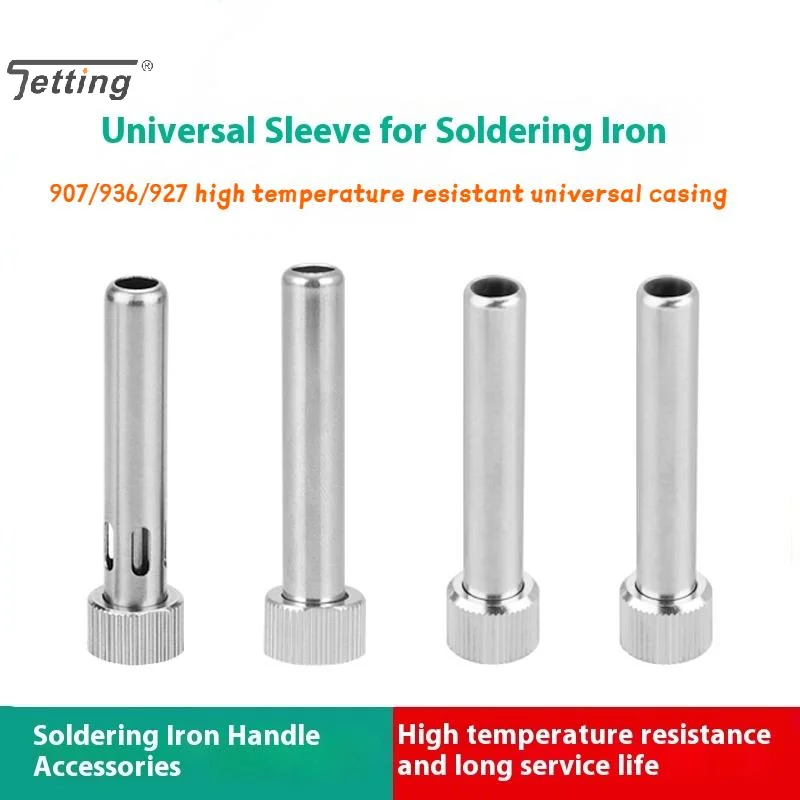 1 Set 927 Soldering Iron Tip Cannula Handle Head Adapter Socket Casing Solder Station Nozzle Sleeve Welding Accessories