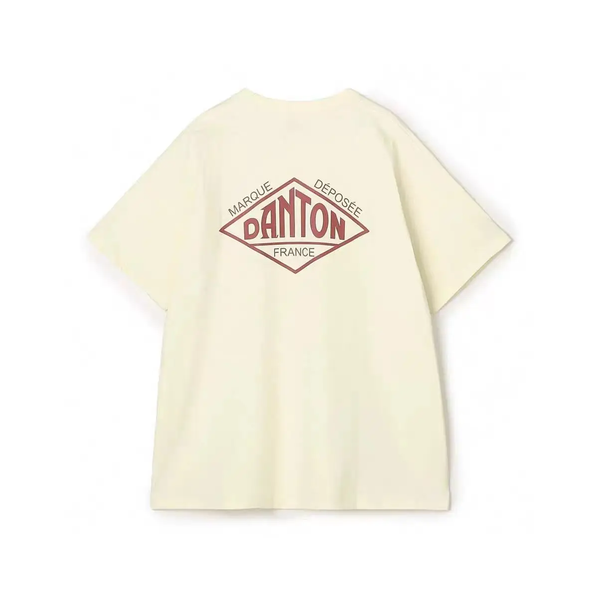 T-shirt gris à manches courtes coupe ample avec logo France imprimé et motif orange pour un style dé