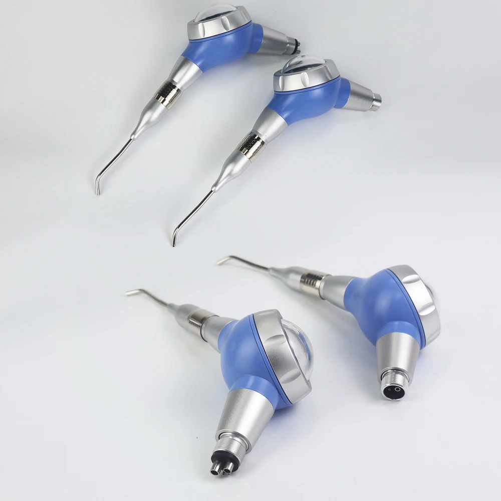 Dental Air Prophy Air Sandblasting Gun Teeth Cheaning Polishing Oral Hygiene Internal Water Spray 2-Hole/4-Hole Polisher Tools