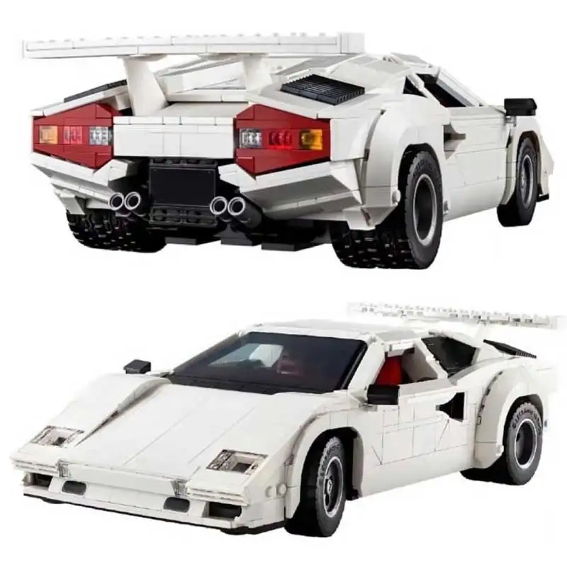 1506PCS Technical Countach 5000 Quattrovalvole Super Speed Car Building Blocks Construction DIY Toys Gifts For Kids And Adults