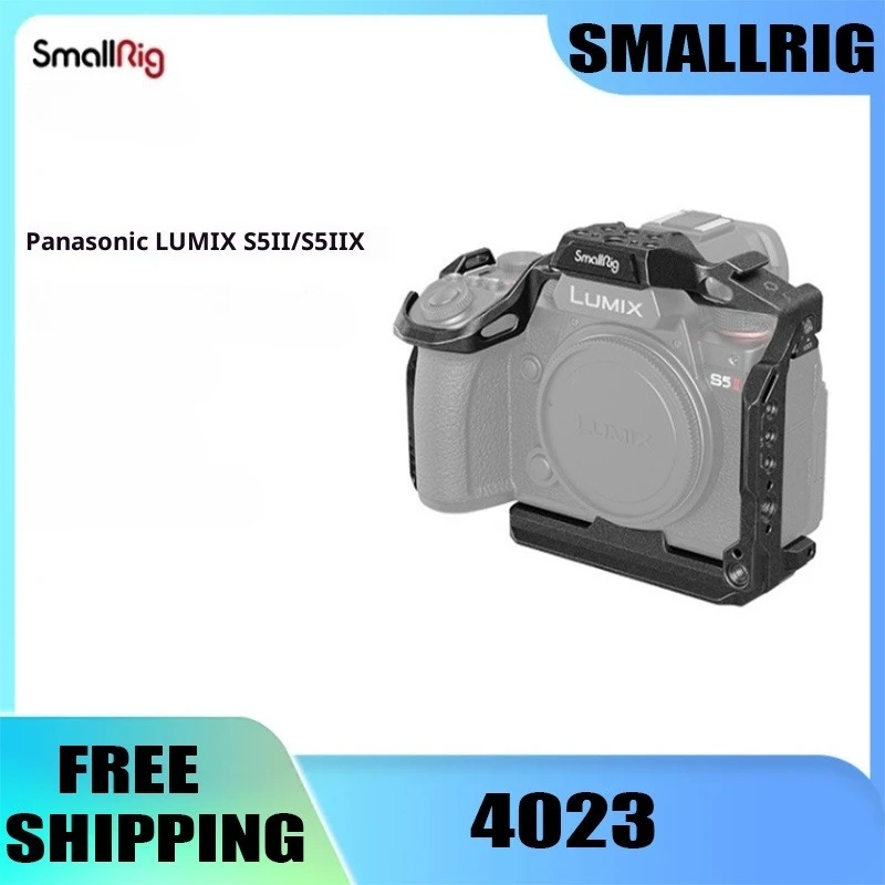 

SmallRig 4023 Подходит для камеры Panasonic G9 II/S5 II, клетка для кроликов, эргономичный дизайн, плата быстрого установки, комплект расширения камеры