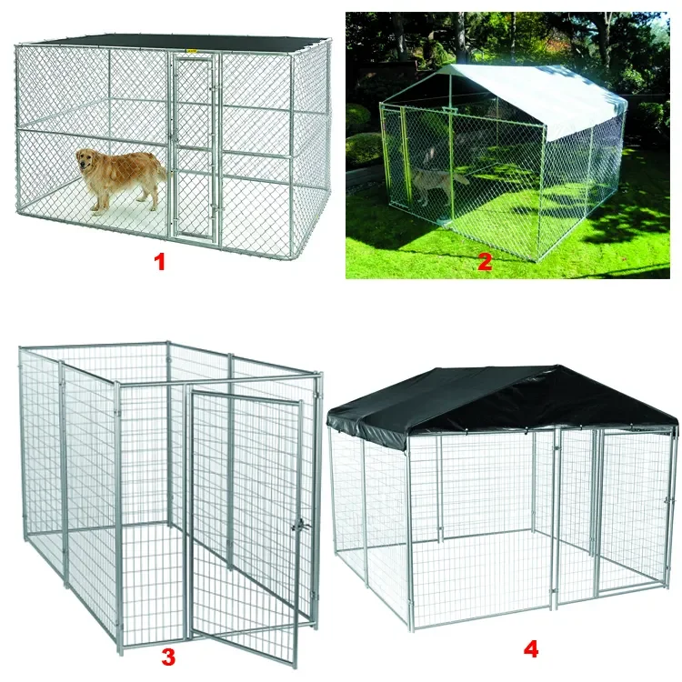 New Large Outdoor Heavy Duty Kennel Panel Large Pet House For Farm Use Dog Kennel Run Panels