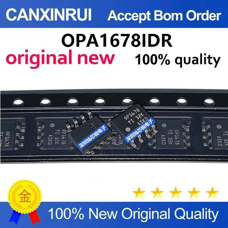 (5-100pieces)Brand new original OPA1678IDR OP1678 SMD SOP8 operational amplifier IC