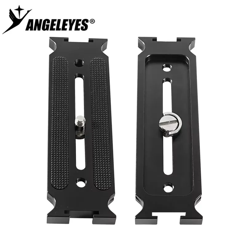 Angeleyes L130-H Vertical Quick Release Plate, Two-Way Cold Shoe L Bracket, Arca-Swiss Mount for DSLR Mirrorless Tripod